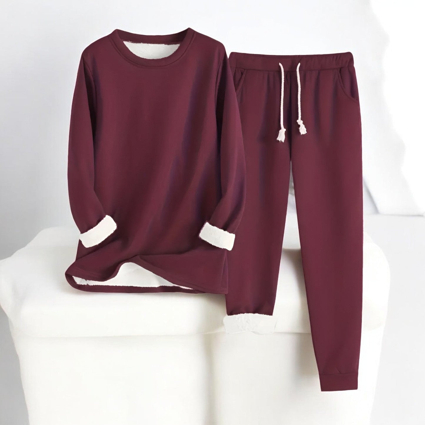 Dames Fleece Set Warm Thermo Isolatie