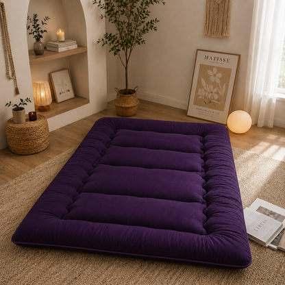 Opvouwbaar Futonmatras 10cm Dik Japanse Slaapmat Volwassenen Kinderen Tatami Yogamat Reisbed Gastenkamer