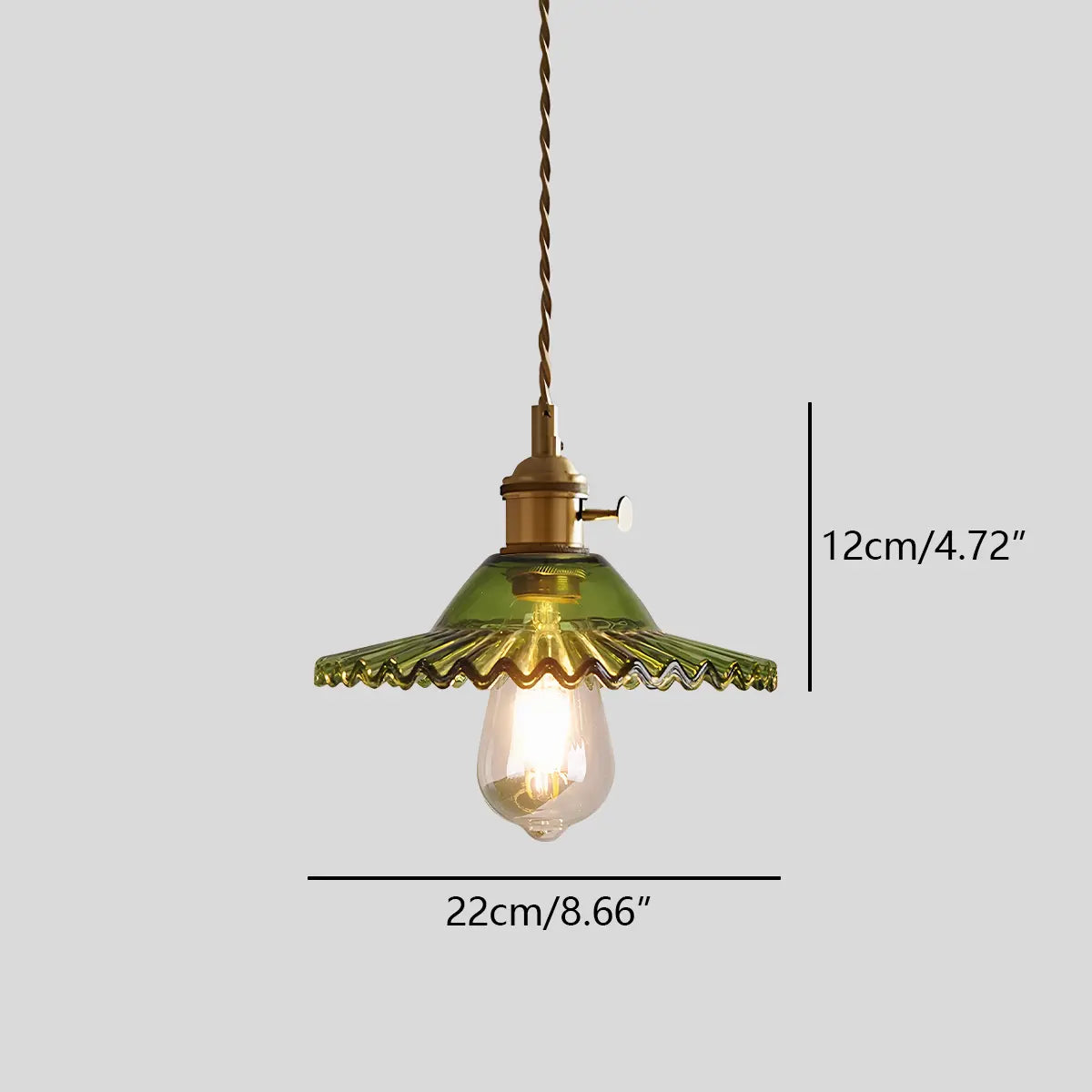 Hanglamp Glas Brons Verstelbare Kabel Woonkamer Eettafel Transparante Glazen Hanglamp Sfeerverlichting Vintage