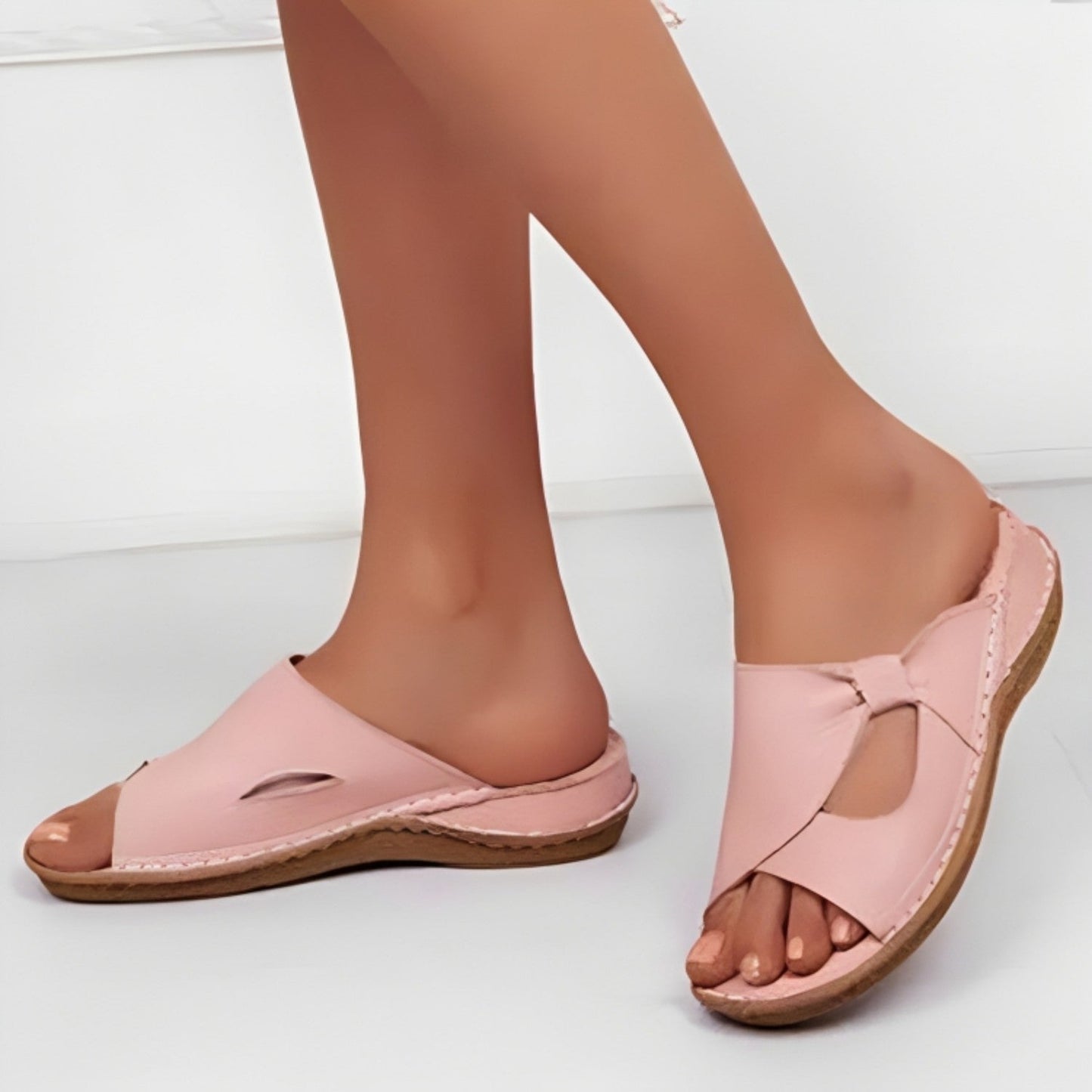 Leren Sandalen voor Vrouw Zomer Chic
