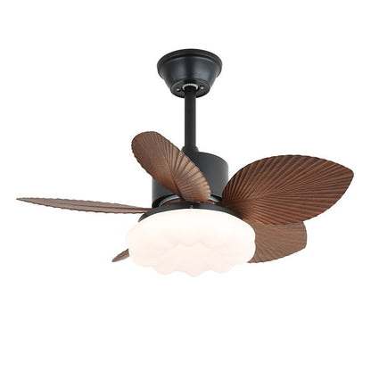 Plafondventilator met Verlichting — Tropisch Houten Design — Ø75cm — 6-Standen Bediening
