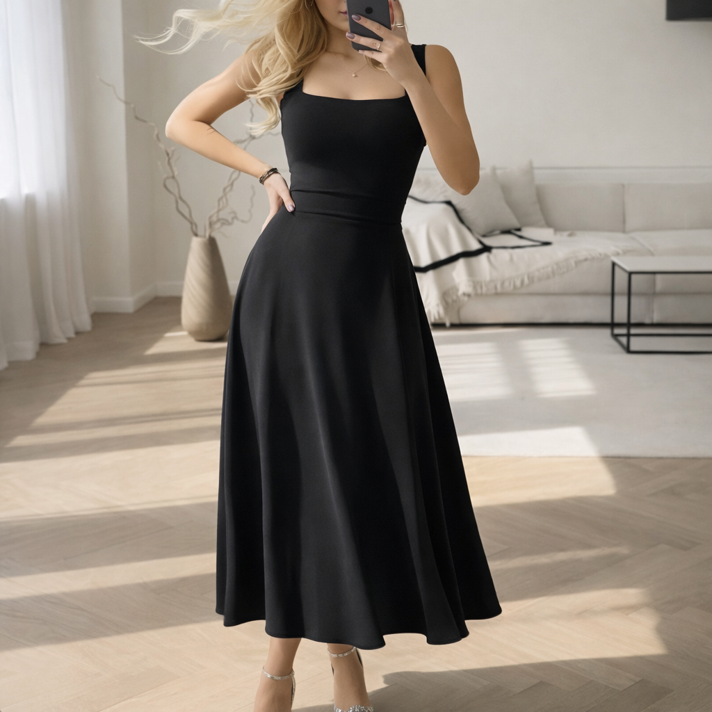 Palome | Elegante Chiffon Jurk2