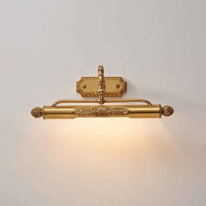 Messing Schilderij Wandlamp met Geïntegreerde Verlichting – Luxe Galerijverlichting in Antiek Messing