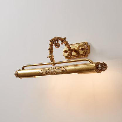 Messing Schilderij Wandlamp met Geïntegreerde Verlichting – Luxe Galerijverlichting in Antiek Messing