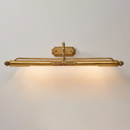 Messing Schilderij Wandlamp met Geïntegreerde Verlichting – Luxe Galerijverlichting in Antiek Messing