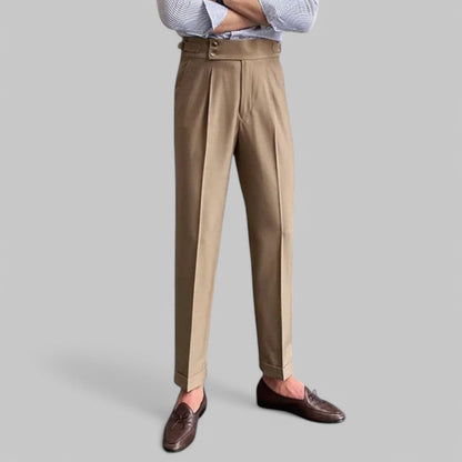 Hoge Mannenbroek Guglielmo Comfortabele Stof