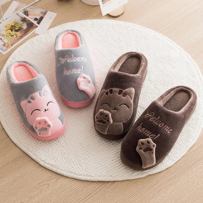 Katten Pantoffels Dames Zacht Warm Antislip