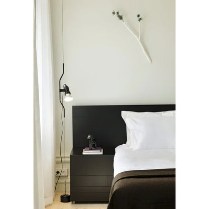 In Hoogte Verstelbare Hanglamp met Metalen Buiskap – Zwart/Wit/Rood