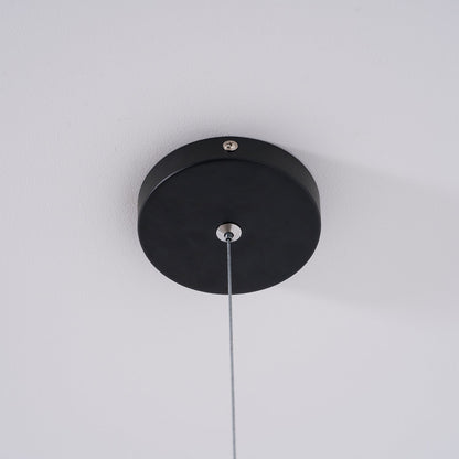 In Hoogte Verstelbare Hanglamp met Metalen Buiskap – Zwart/Wit/Rood
