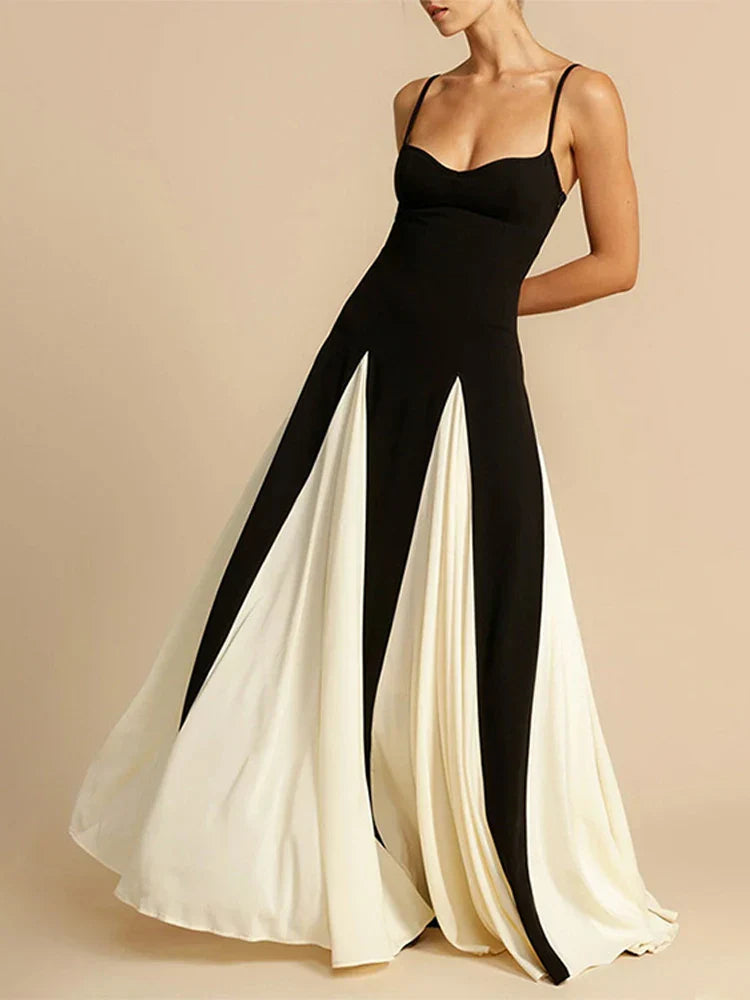 Maxi Jurk Patchwork Zomerjurk Vrouwelijk en Chic