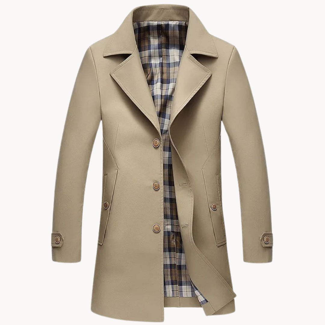 Patrick | Trench coat sostenibile e antivento 1
