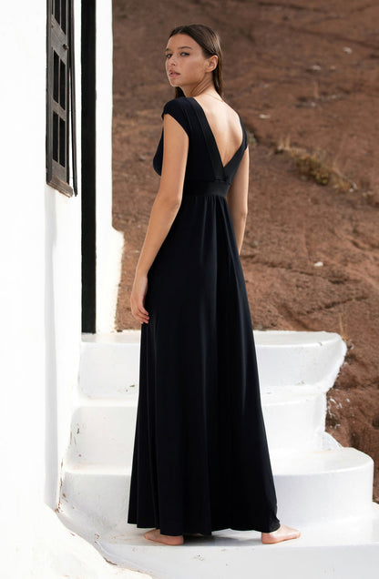 Elegante Jurk Lange Mouw met Ronde Halslijn