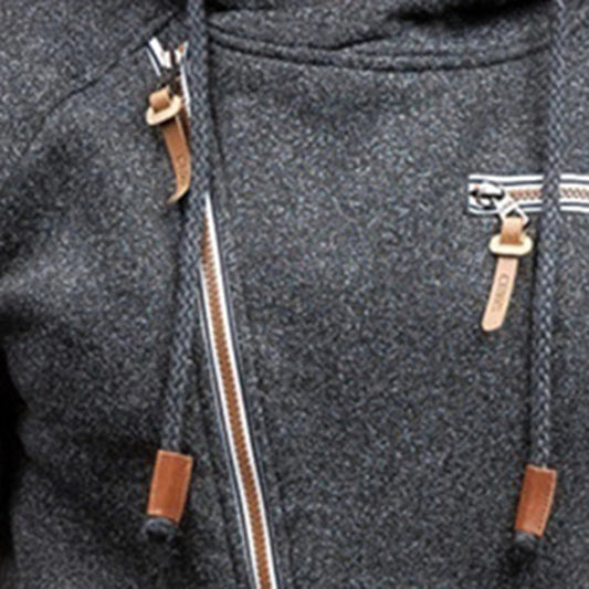 Zachte Hoodie met Ritssluiting Comfortabel voor Dagelijks Gebruik - StudioMarella