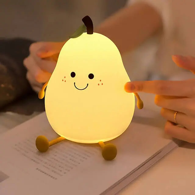 Peer Ster Nachtlampje Siliconen Kinderlamp Touch LED USB Oplaadbaar Kalmerende Slaaphulp Cadeau