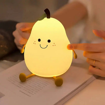 Peer Ster Nachtlampje Siliconen Kinderlamp Touch LED USB Oplaadbaar Kalmerende Slaaphulp Cadeau