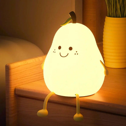 Peer Ster Nachtlampje Siliconen Kinderlamp Touch LED USB Oplaadbaar Kalmerende Slaaphulp Cadeau