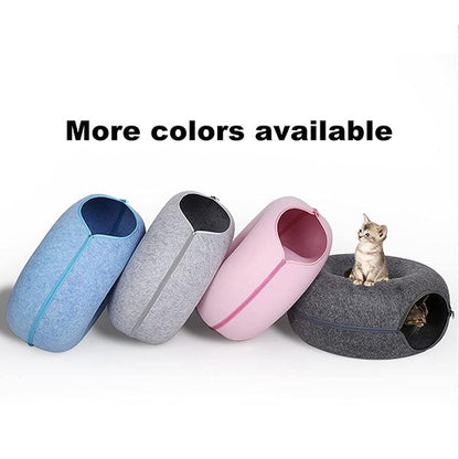 Katten Holte met Geïntegreerde Krabplank Hangmat Rustplek Spelenderwijs Donkergrijs Lichtgrijs Roze Huisdier