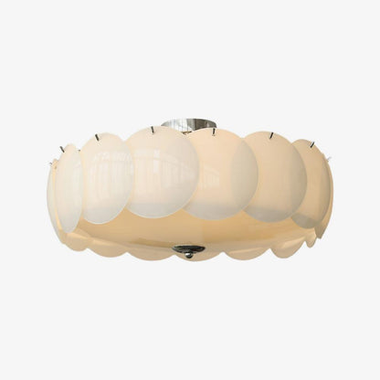 Kroonluchter Glazen Schijven Metaal Koper Woonkamer Eetkamer E14 Ø40 Ø50 Ø60cm Hanglamp Vintage Sfeerlamp Plafondlamp