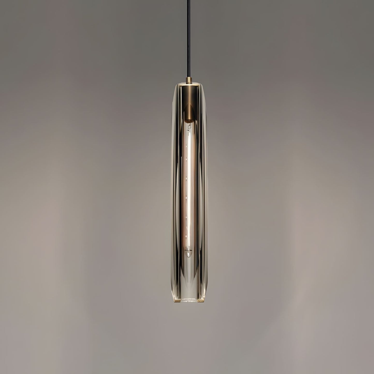 Post Moderne Messing Hanglamp Met K9 Kristal En Verstelbare Kabel