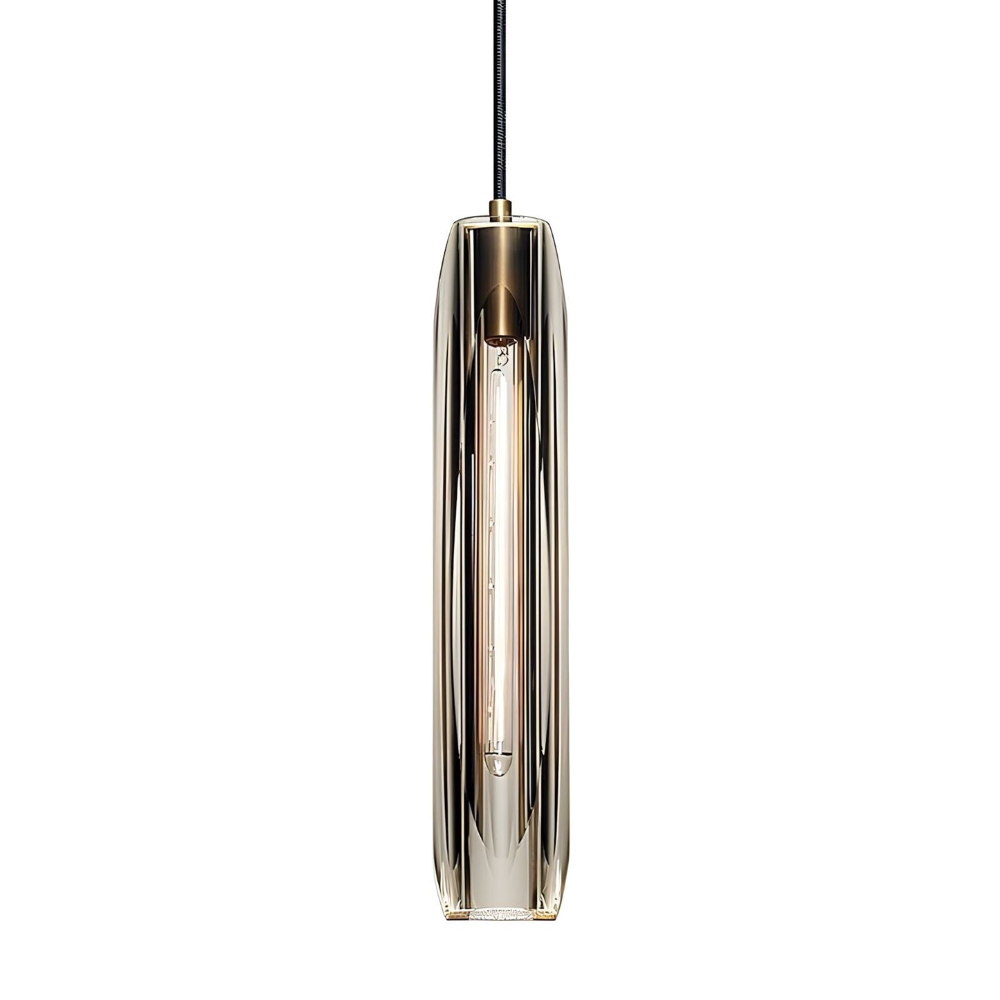 Post Moderne Messing Hanglamp Met K9 Kristal En Verstelbare Kabel