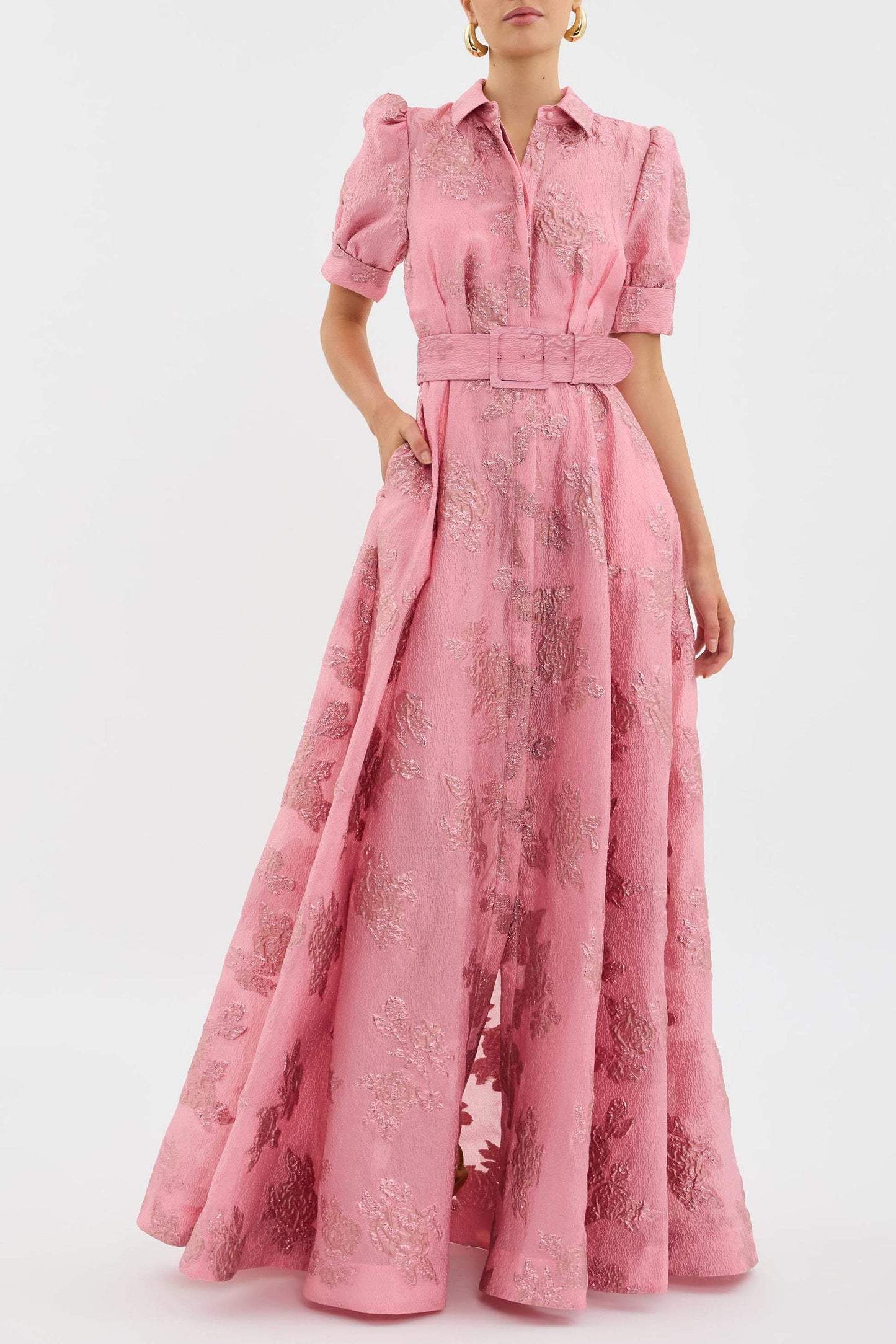 Penny | Elegante Maxi Jurk Dames met Bloemenprint en Riem 1
