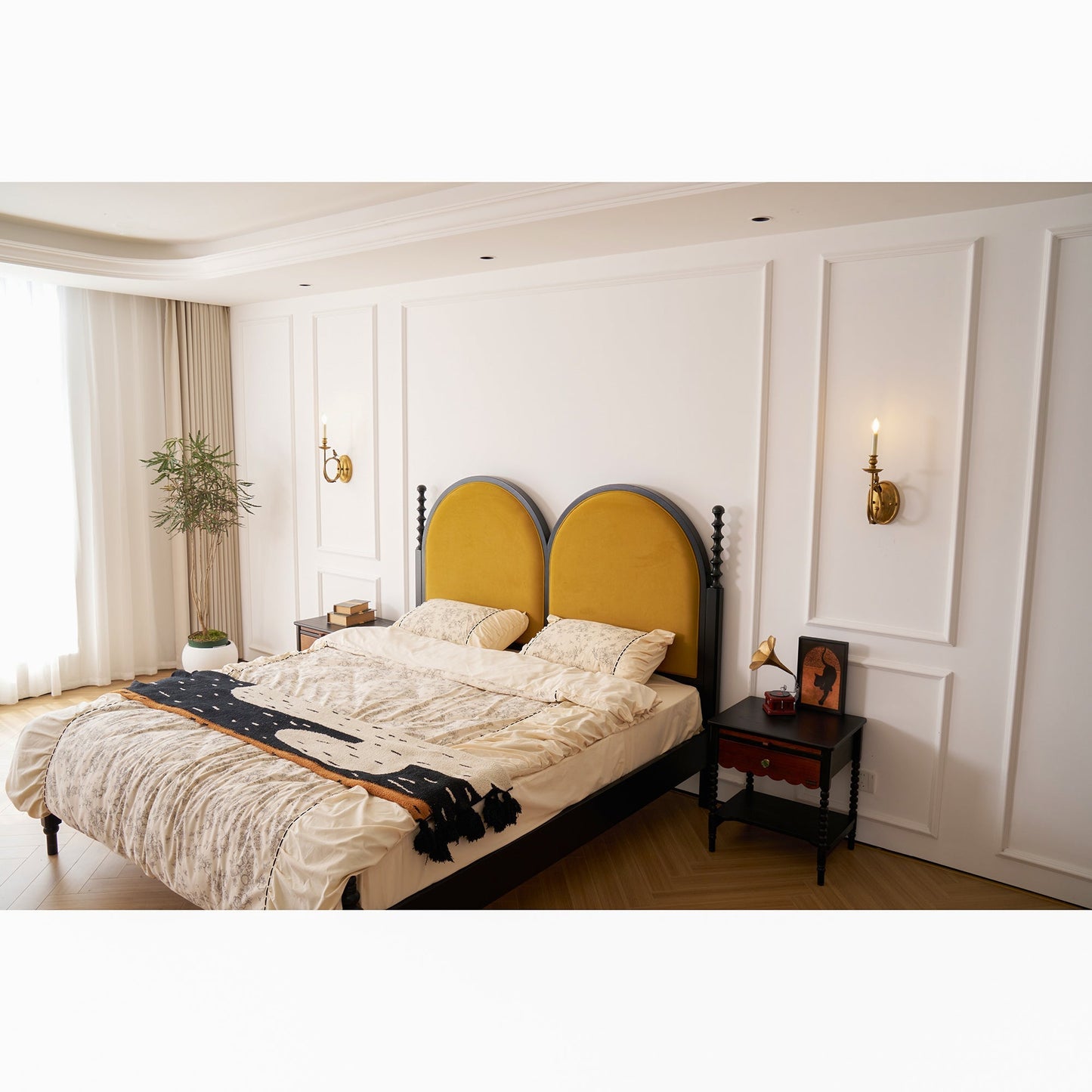 Vintage Wandlamp met Vogel op Tak in Antiek Messing – Klassieke Design Sconce met E14 Fitting voor Slaapkamer, Hal en Woonkamer