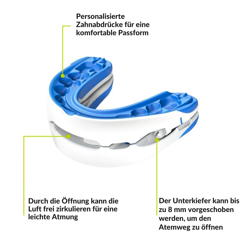 Verstelbaar Anti-Snurk Mondstuk met Ergonomische Pasvorm voor Comfortabele Nachtrust
