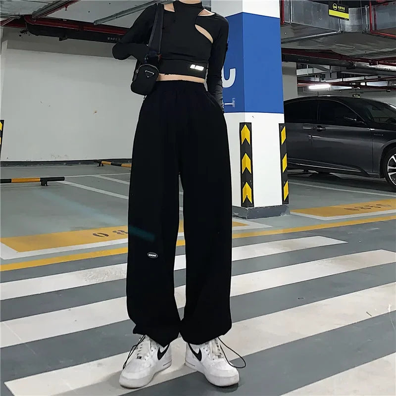 Hoge Taille Bell Bottoms voor Petite Dames Mode Broek