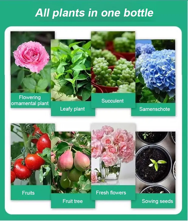 Vloeibare Plantenvoeding voor Sterkere Wortels en Rijkere Bloei | Universele Groeistimulator voor Binnen- en Buitenplanten