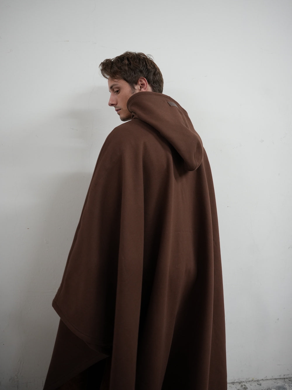Fleece Poncho Warm en Zacht met Capuchon Luxe Kwaliteit