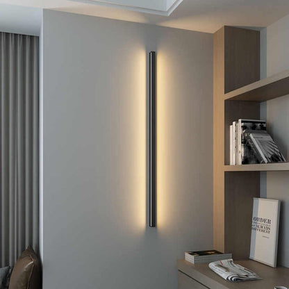Minimalistische Lineaire Wandlamp Met Geïntegreerde LED Verlichting En Modern Design