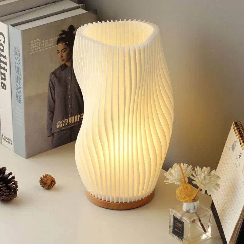 Tafellamp Golf Wolk Swirl Glas IJzer Dimbaar E14 LED Medium Groot Woonkamer Slaapkamer