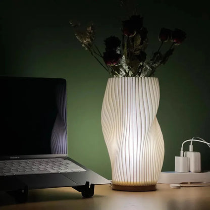 Tafellamp Golf Wolk Swirl Glas IJzer Dimbaar E14 LED Medium Groot Woonkamer Slaapkamer