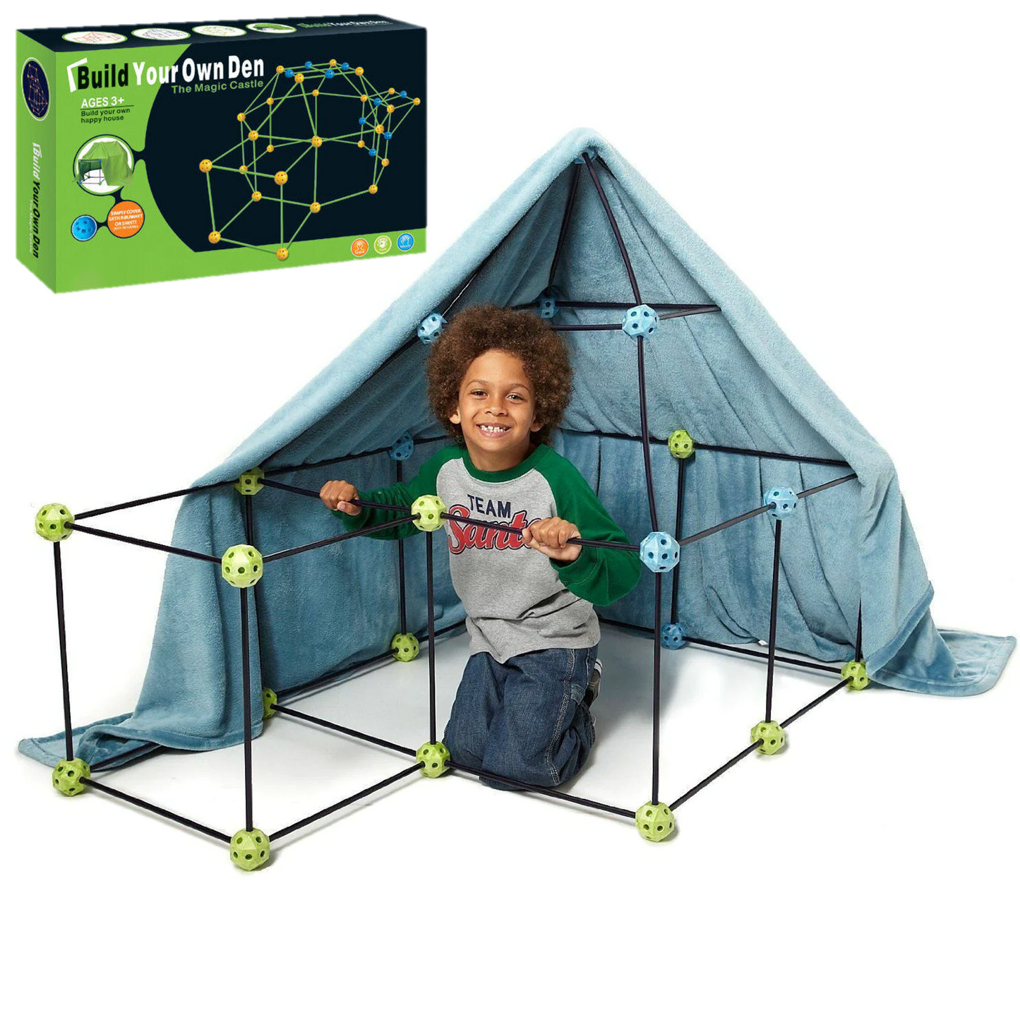 Bouwpakket Kinderen Speel Fort STEM 72 Of 144 Stuks Creatief