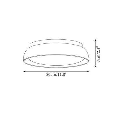 Depiara plafondlamp travertin hout LED 3000K beige plafondverlichting woonkamer slaapkamer hal badkamer modern minimalistisch