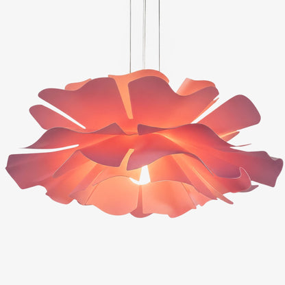 Handgemaakte Acryl Hanglamp Lotus Bloem Wit Scandinavisch Design