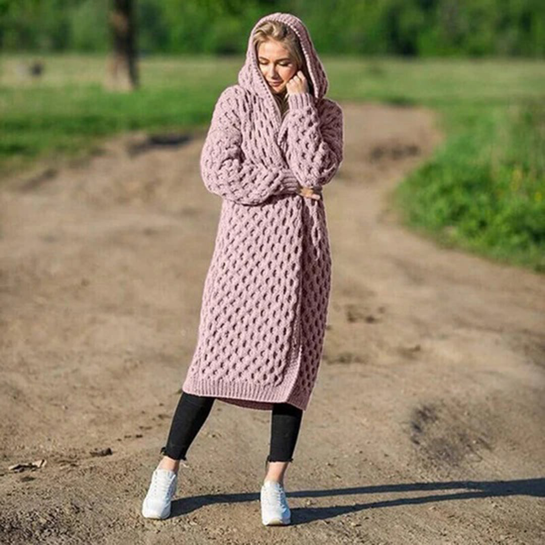 Vrouwen Trui Lange Vestjas Warm en Stijlvol
