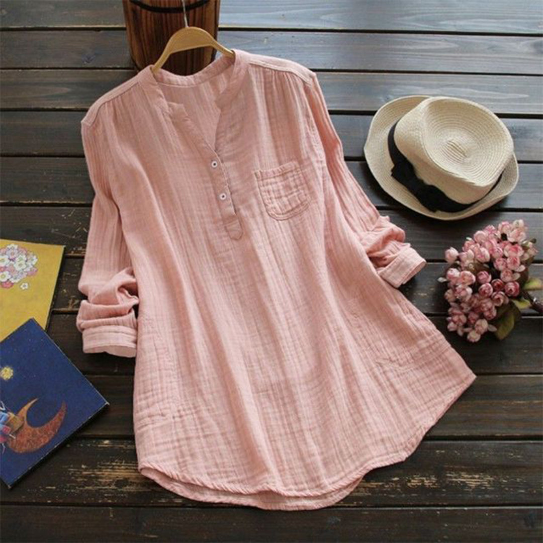 Dames Zomerjurk Linnenlook Tunie Casual Korte Jurk