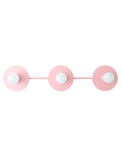 Minimalistische Badkamerlamp met Drie Lichtpunten - Verkrijgbaar in Meerdere Kleuren