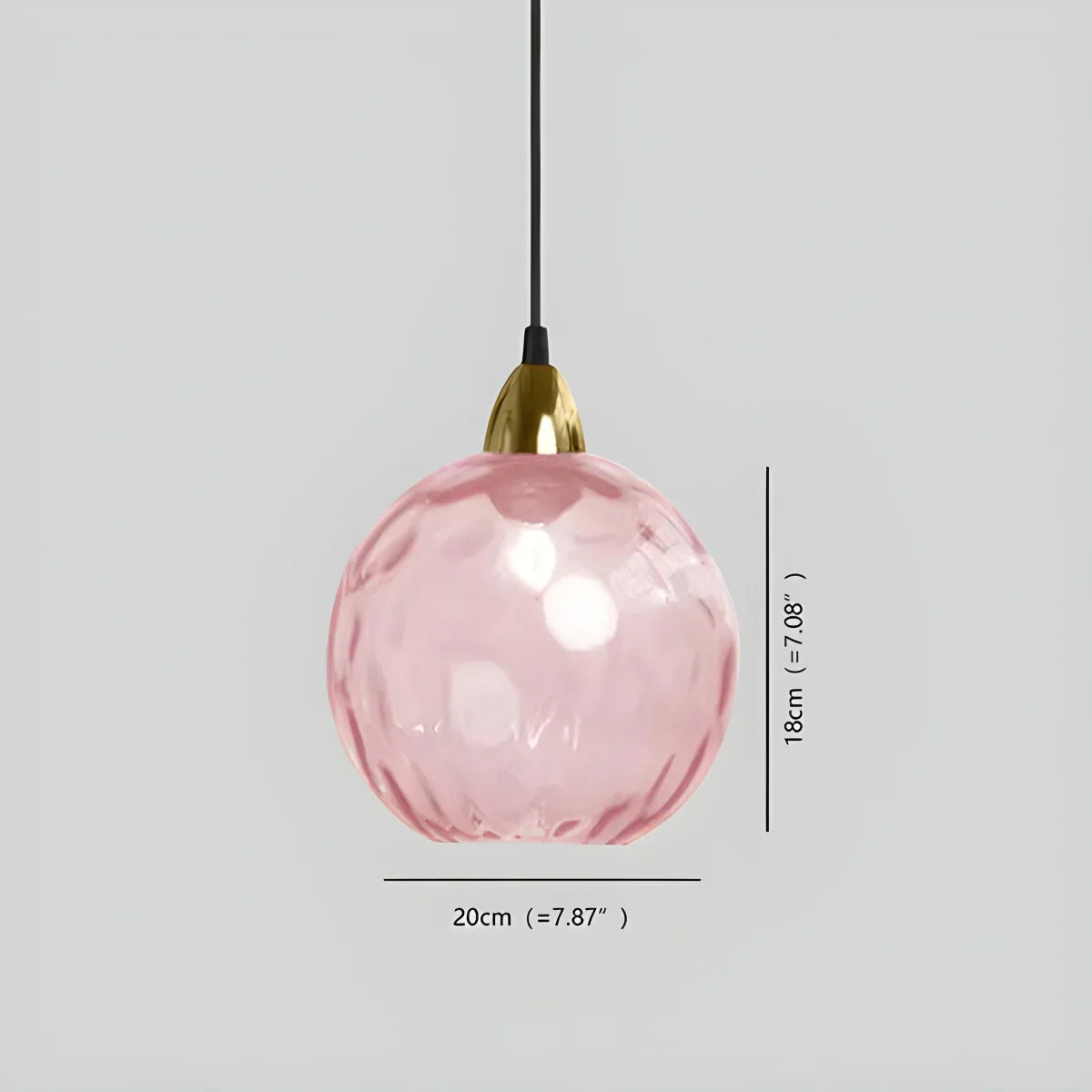 Hanglamp Glas E26 20 cm Grijs Eettafel Woonkamer Slaapkamer Rookglas Bollamp Pendellamp Sfeerverlichting