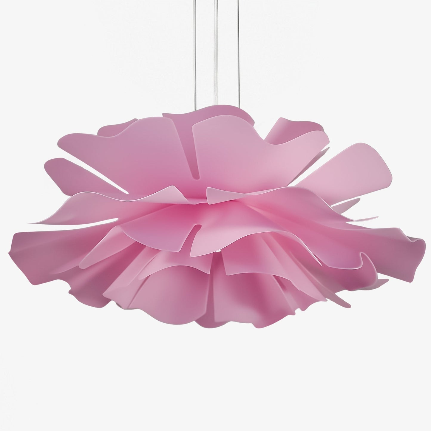 Handgemaakte Acryl Hanglamp Lotus Bloem Wit Scandinavisch Design