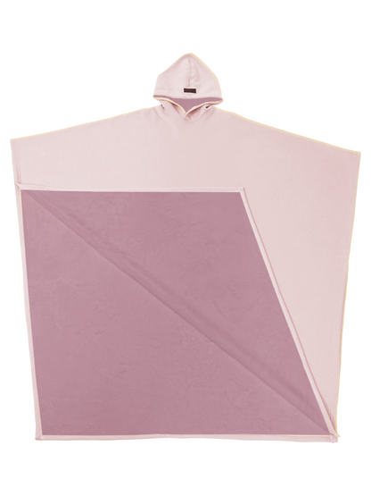 Fleece Poncho Warm en Zacht met Capuchon Luxe Kwaliteit