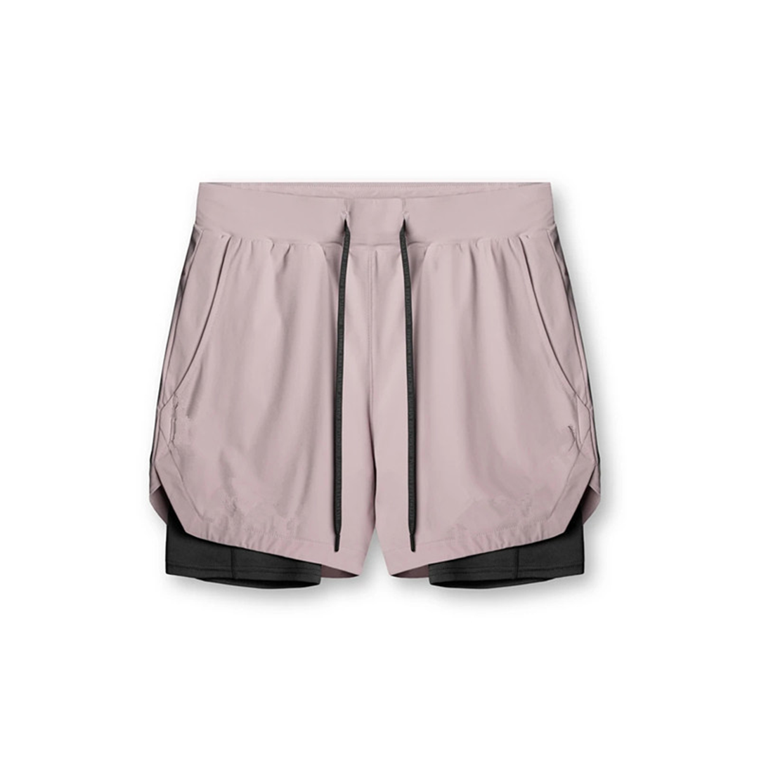 Heren Sportshort 2-in-1 Waterdichte Trainingsbroek