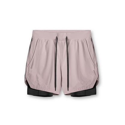 Heren Sportshort 2-in-1 Waterdichte Trainingsbroek