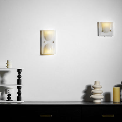Mollo Wandlamp — Organische Hars & IJzer Wandverlichting