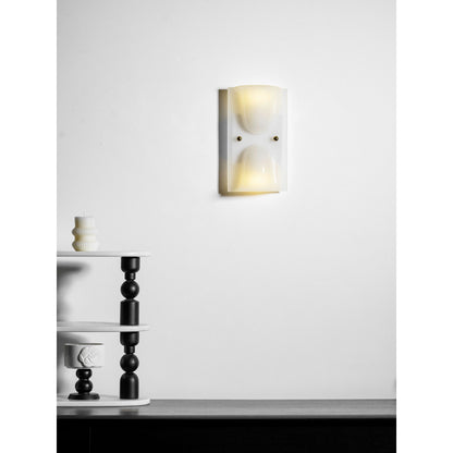 Mollo Wandlamp — Organische Hars & IJzer Wandverlichting