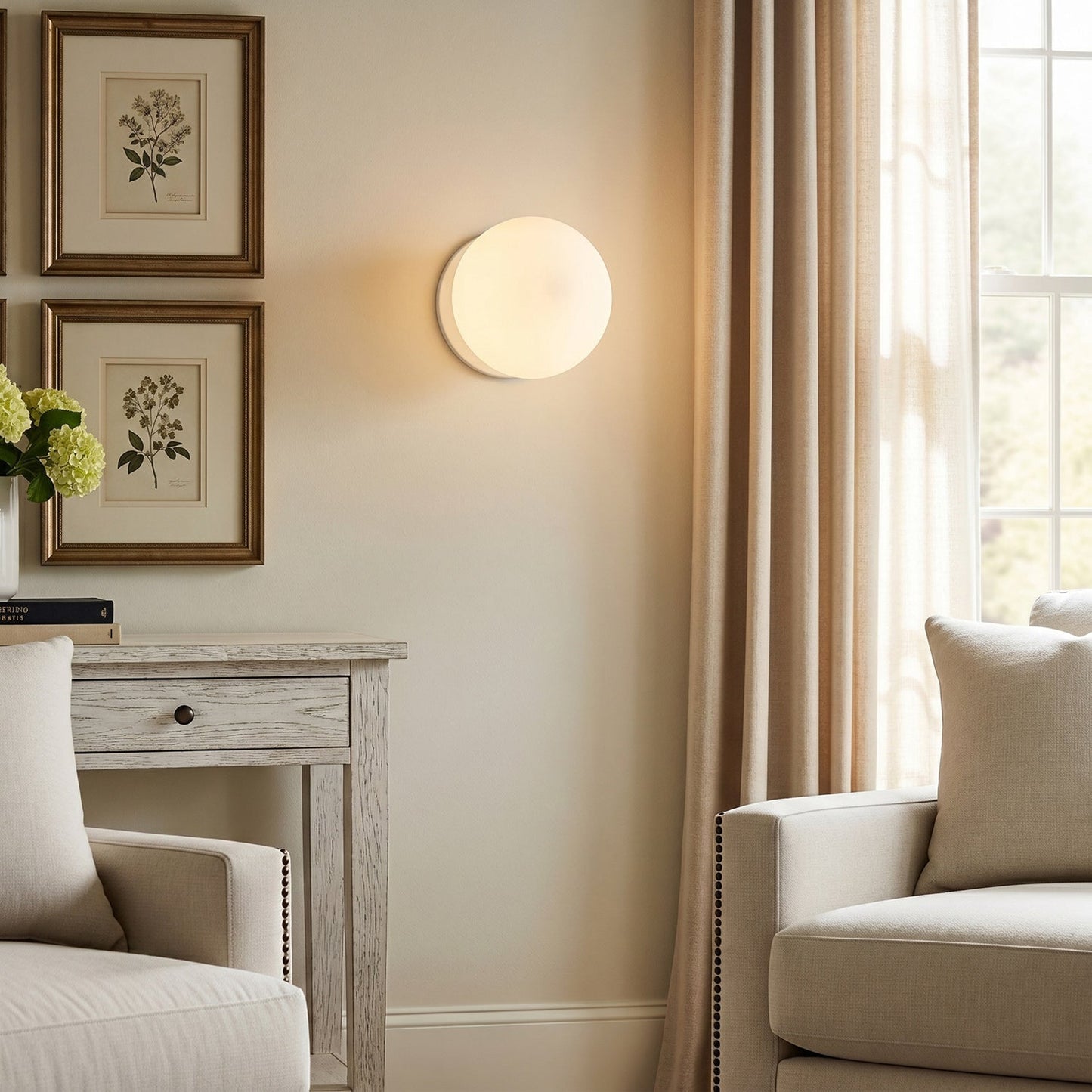 Glazen Wandlamp met Gouden of Zilveren Fitting – Modern Design voor Slaapkamer en Woonkamer