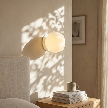 Glazen Wandlamp met Gouden of Zilveren Fitting – Modern Design voor Slaapkamer en Woonkamer