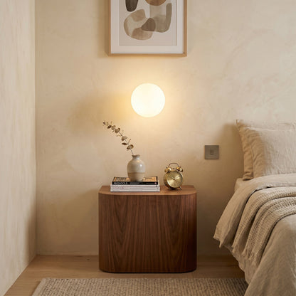 Glazen Wandlamp met Gouden of Zilveren Fitting – Modern Design voor Slaapkamer en Woonkamer