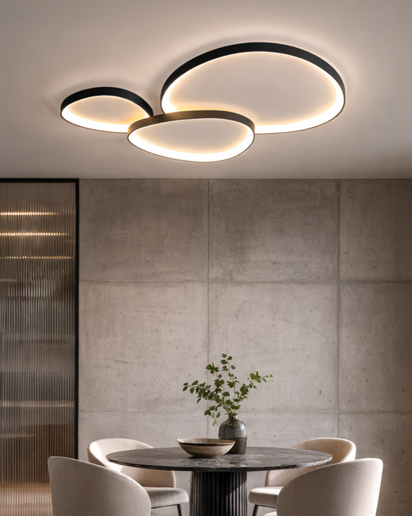 Pinnacle LED Plafondlamp – Minimalistische Moderne Plafondverlichting met Subtiele Verfijning